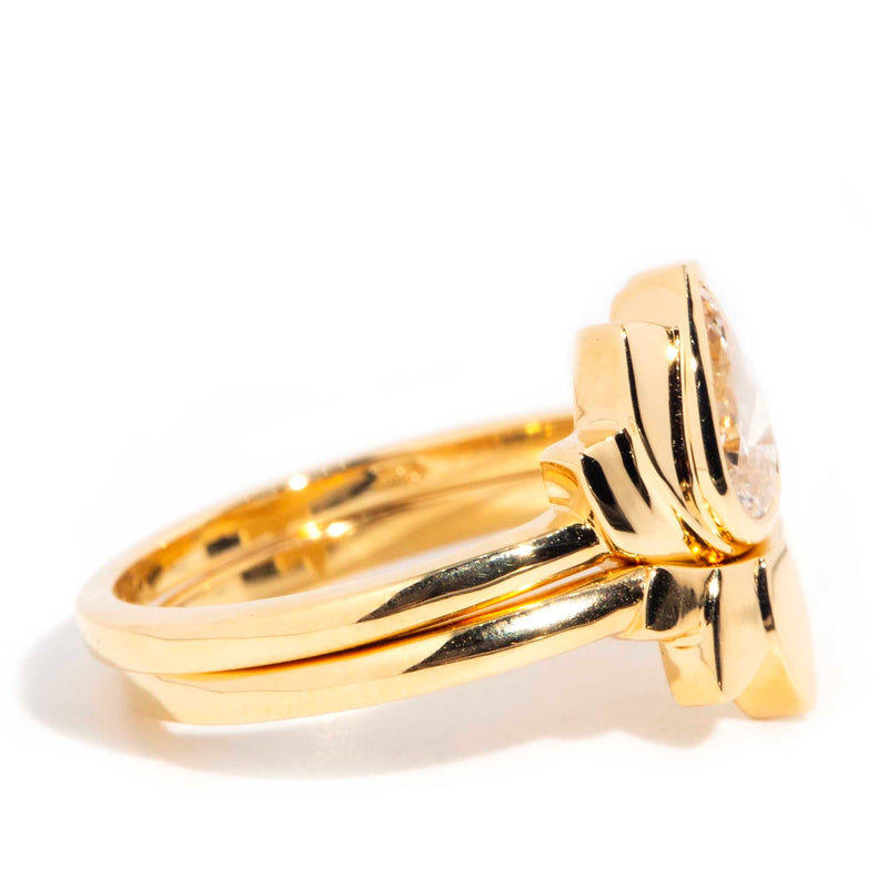 Takeshi Contemporary 18ct Yellow Gold Lotus Ring* OB Gemmo $ Rings Imperial Jewellery 