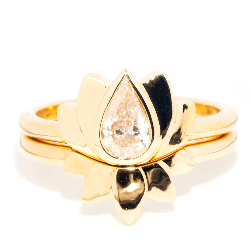 Takeshi Contemporary 18ct Yellow Gold Lotus Ring* OB Gemmo $ Rings Imperial Jewellery Imperial Jewellery - Hamilton 