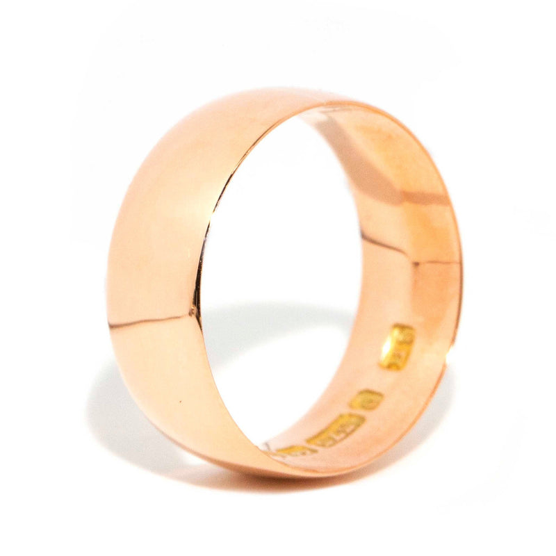 Tatiana Antique 9ct Rose Gold Band Rings Imperial Jewellery 