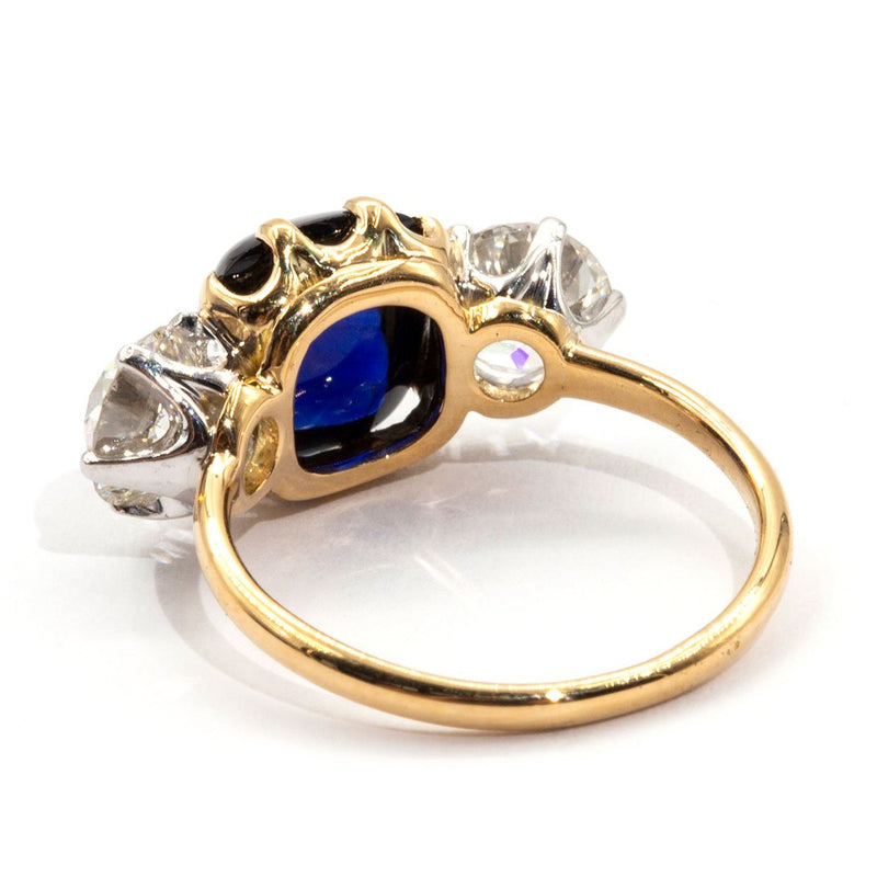 Tiffany-and-co-antique-sapphire-diamond-ring-ij-0121-438 Rings Imperial Jewellery - Auctions, Antique, Vintage & Estate