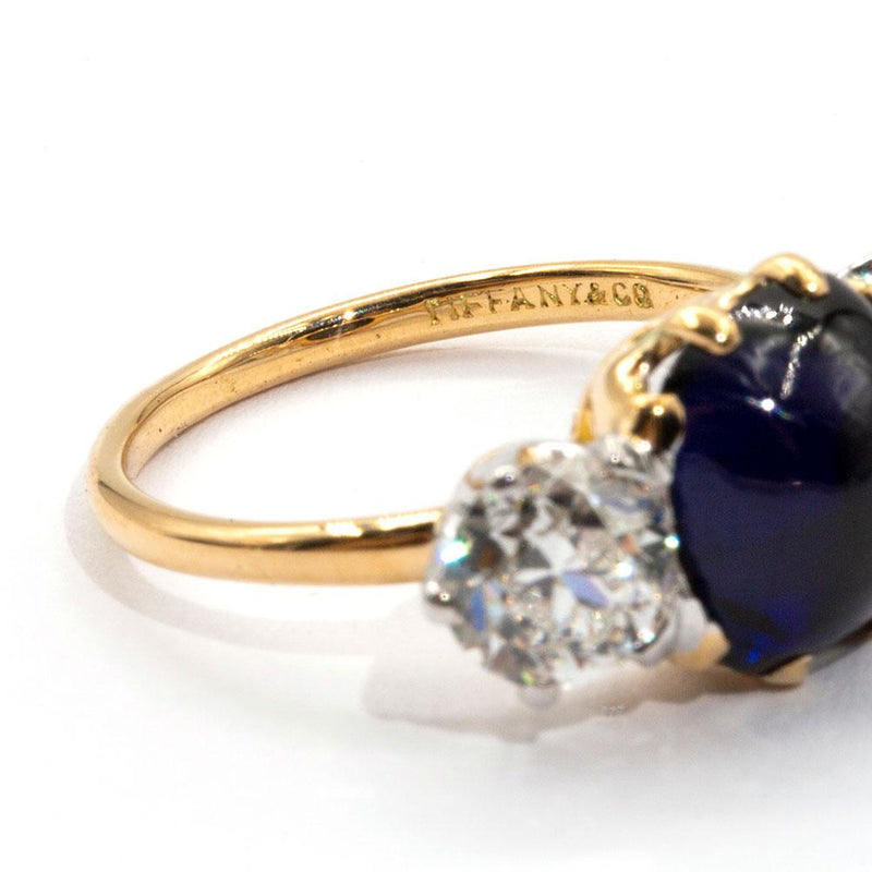 Tiffany-and-co-antique-sapphire-diamond-ring-ij-0121-438 Rings Imperial Jewellery - Auctions, Antique, Vintage & Estate