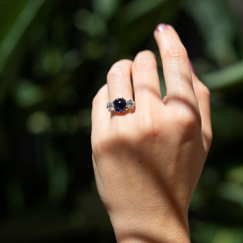 Tiffany sapphire new arrivals and diamond ring