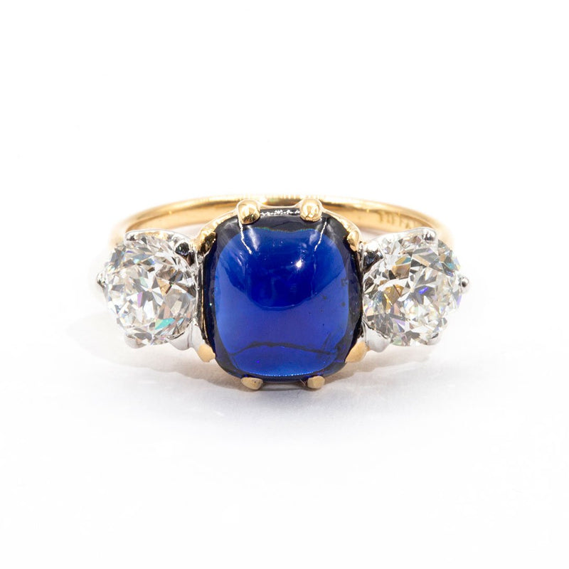 Tiffany-and-co-antique-sapphire-diamond-ring-ij-0121-438 Rings Imperial Jewellery - Auctions, Antique, Vintage & Estate