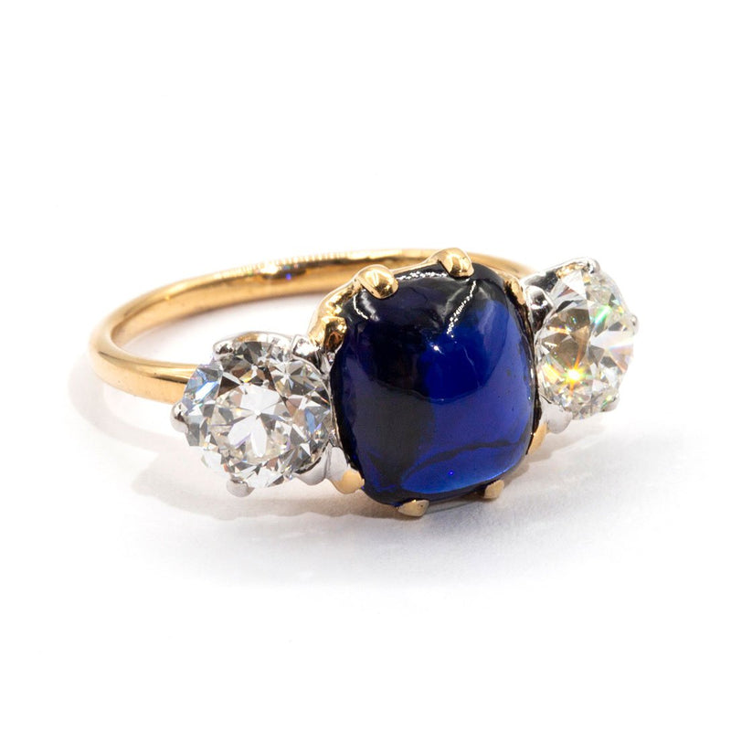 Tiffany-and-co-antique-sapphire-diamond-ring-ij-0121-438 Rings Imperial Jewellery - Auctions, Antique, Vintage & Estate