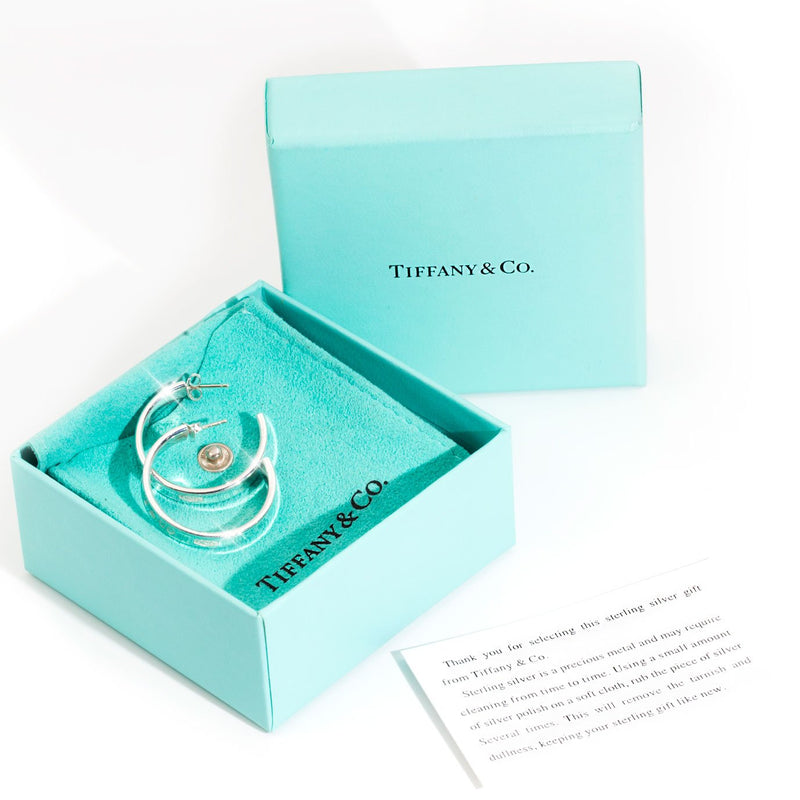 Tiffany 1837 clearance hoop earrings