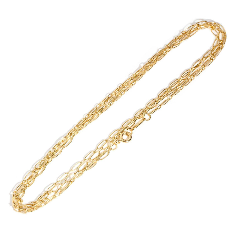 Genuine Tiffany Co. 18 Carat Yellow Gold Oval Link Chain