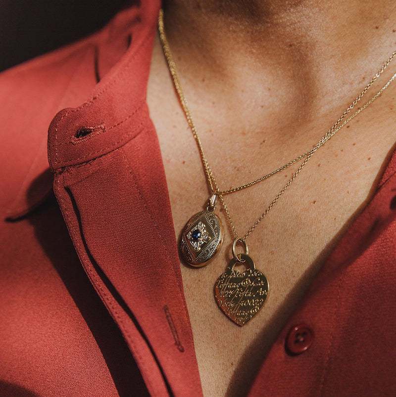 Antique tiffany locket best sale