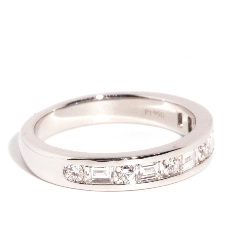 Tiffany & Co. Platinum & Diamond Channel Set Band* OB Rings Tiffany & Co. 