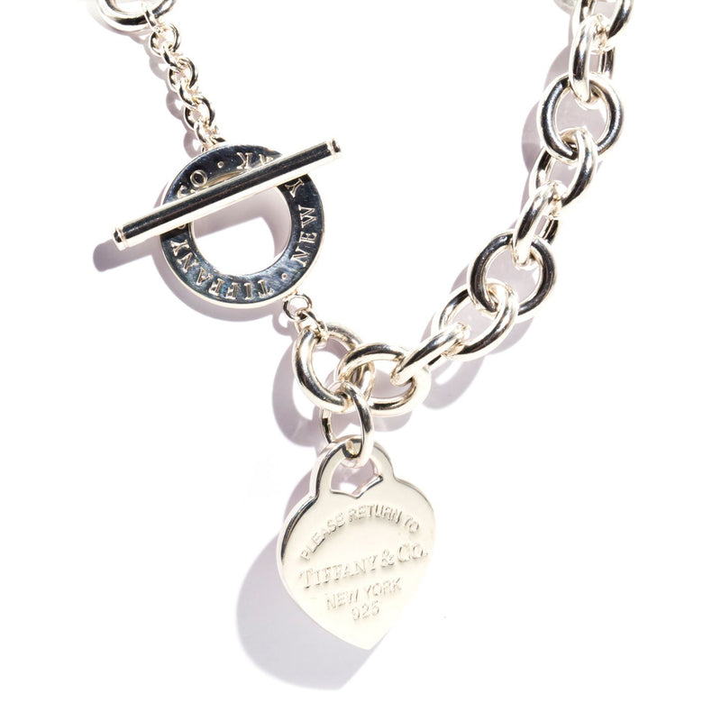 Return to tiffany online heart toggle necklace