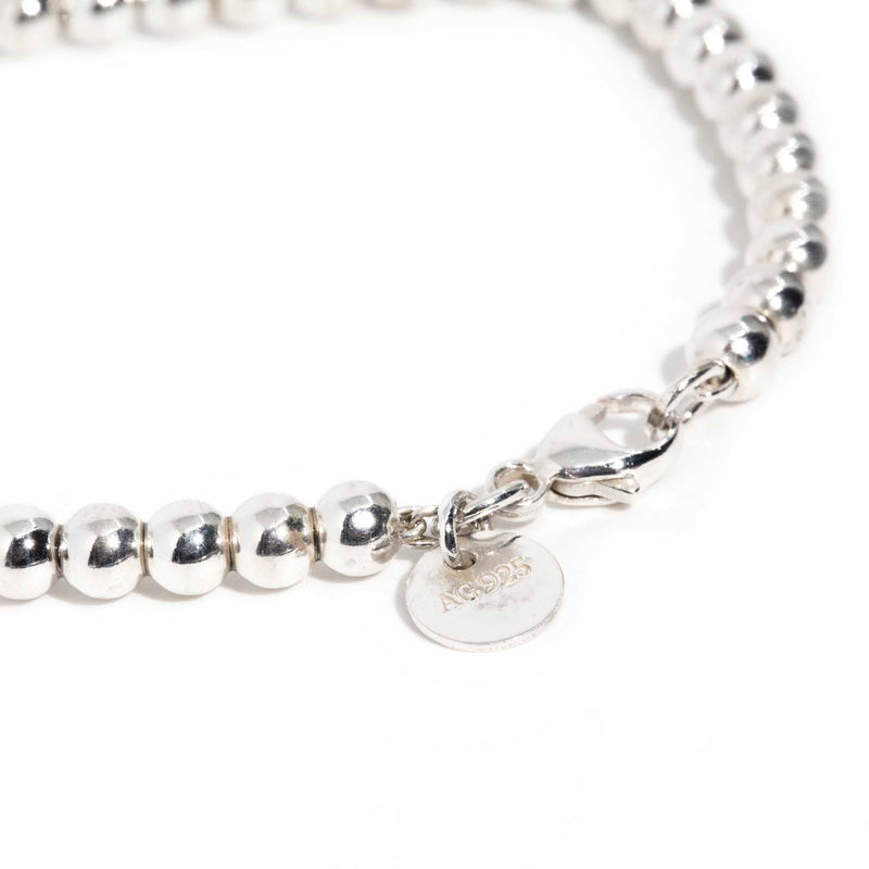 Tiffany & Co. | Jewelry | Tiffany Hardwear Ball Bracelet In Silver Mm Bead  Size | Poshmark