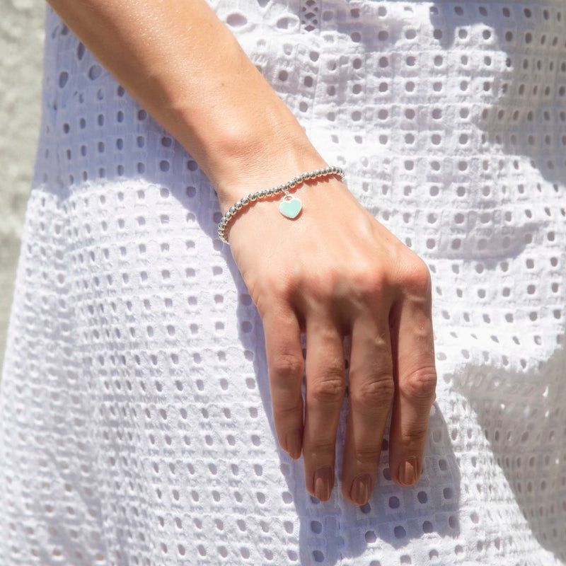 Tiffany & Co. Silver Bracelet- Return to Tiffany™ Heart Tag Bead | Tiffany  and co jewelry, Tiffany bead bracelet, Tiffany and co bracelet