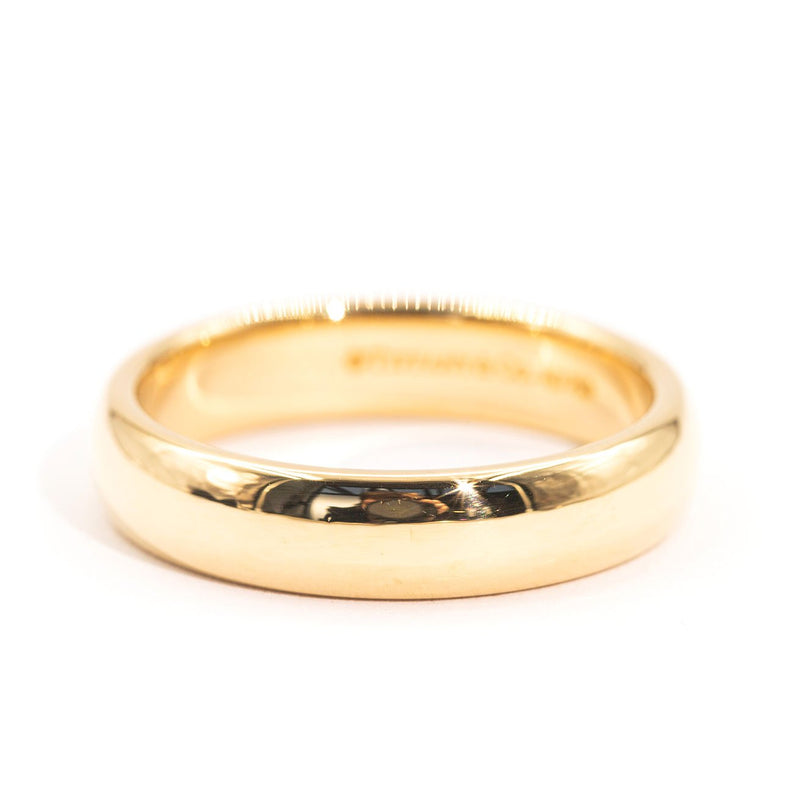 Tiffany & Co Tiffany Classic Wedding Band Ring Imperial Jewellery - Auctions, Antique, Vintage & Estate 