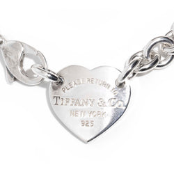 Tiffany Sterling Silver Chain Link Necklace & Heart Pendant Pendants/Necklaces Imperial Jewellery Imperial Jewellery - Hamilton 
