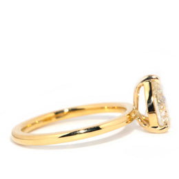 Tranquility 1.01 Carat Pear Cut Certified Diamond Ring Rings Imperial Jewellery 