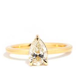 Tranquility 1.01 Carat Pear Cut Certified Diamond Ring Rings Imperial Jewellery Imperial Jewellery - Hamilton 