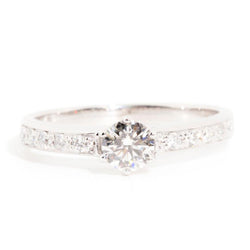 Ursla 18ct Gold Diamond Vintage Engagement Ring (Sarina Check) Rings Imperial Jewellery Imperial Jewellery - Hamilton 