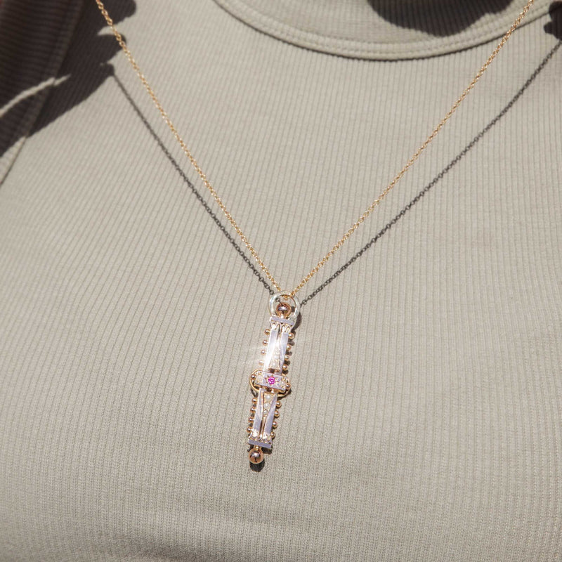 Ruby antique store necklace