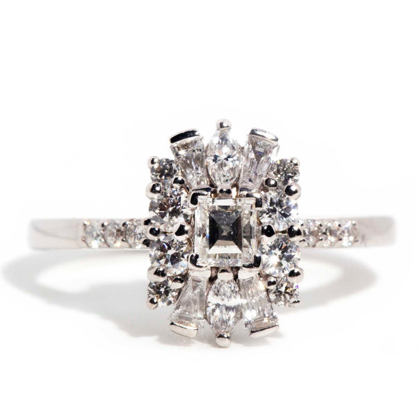 Vera 18ct White Gold Contemporary Diamond Cluster Ring* OB Gemmo $ Rings Imperial Jewellery Imperial Jewellery - Hamilton 