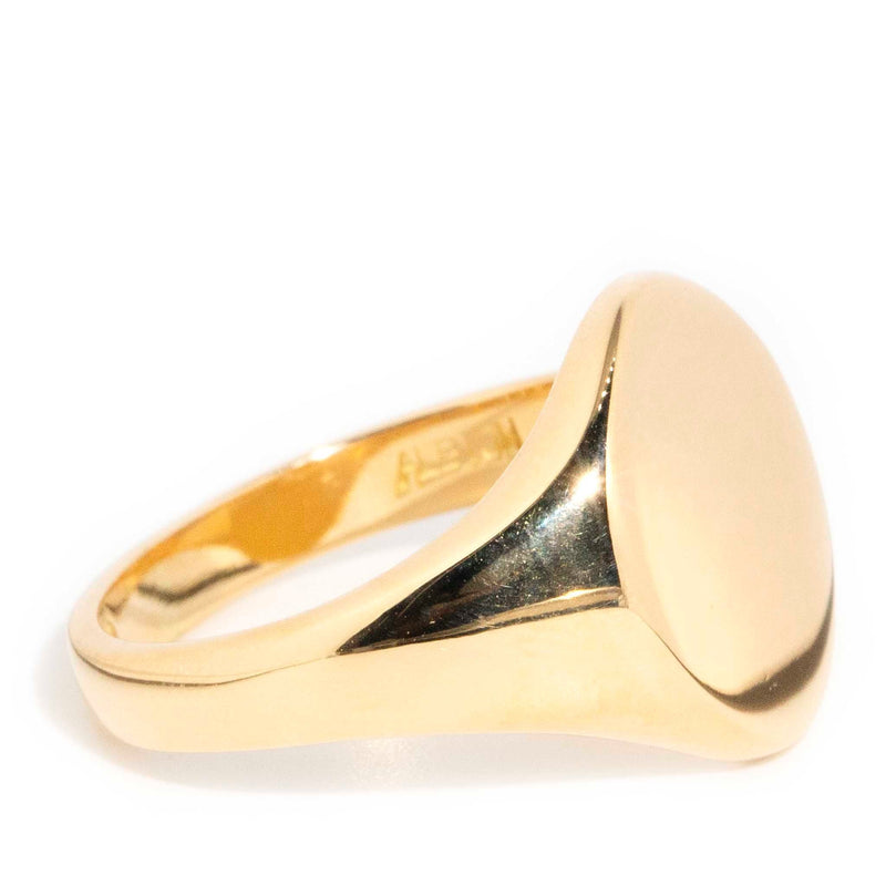 Viktor Circa 1960s 18ct Gold Mens Signet Ring WIP Rings Imperial Jewellery 