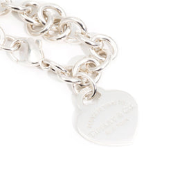 Vintage Tiffany & Co. Heart Tag and Tiffany Chain in Silver Pendants/Necklaces Tiffany & Co. 