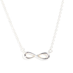 Vintage Tiffany & Co. Silver Infinity Loop Necklet Pendants/Necklaces Tiffany & Co. Imperial Jewellery - Hamilton 