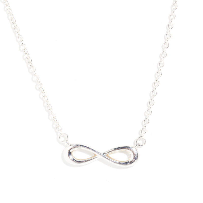 Vintage Tiffany & Co. Silver Infinity Loop Necklet Pendants/Necklaces Tiffany & Co. Imperial Jewellery - Hamilton 