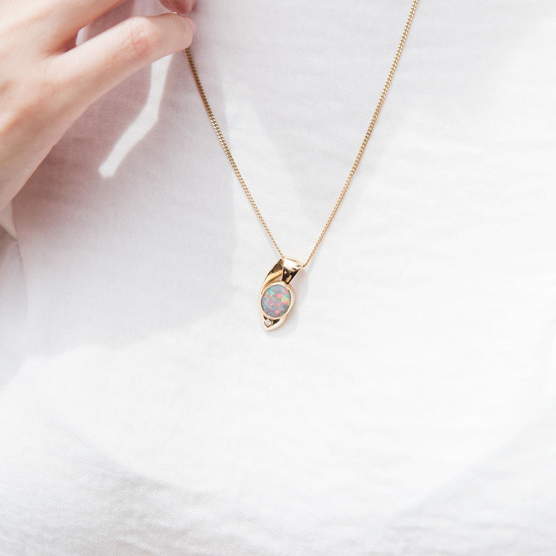 Gold chain with diamond cheap pendant price