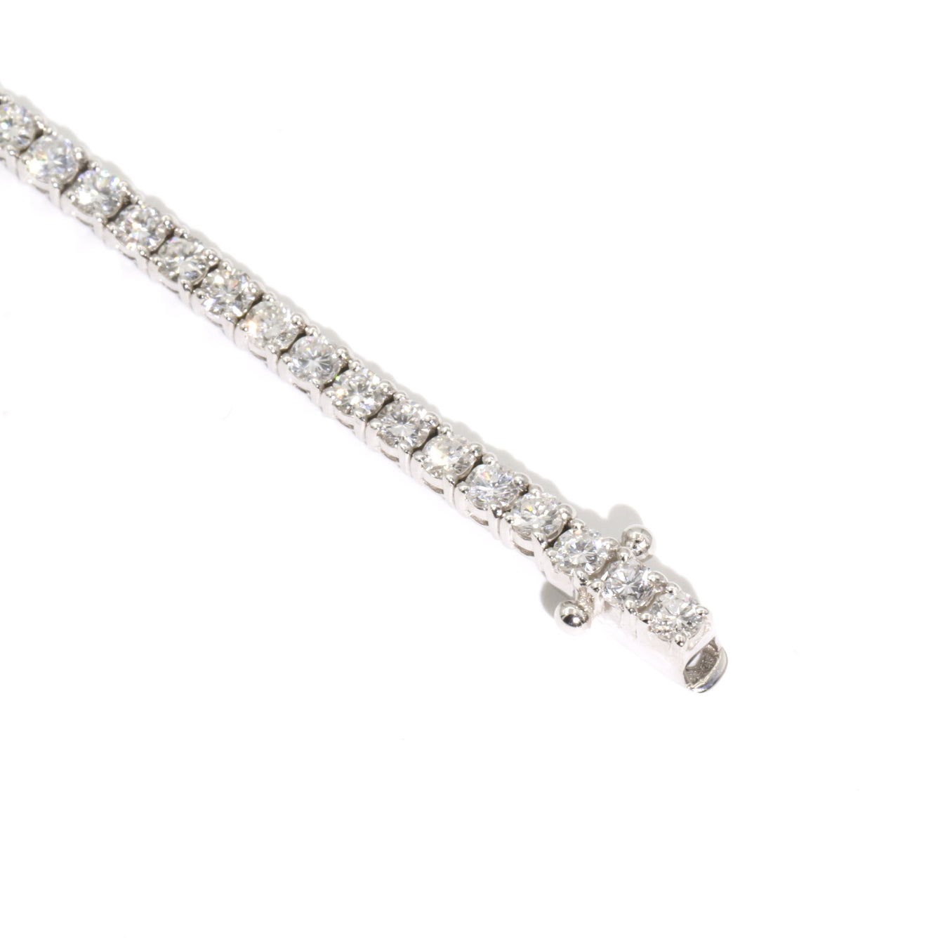 Winter 18 Carat White Gold Diamond Tennis Bracelet Bracelets/Bangles Imperial Jewellery - Auctions, Antique, Vintage & Estate