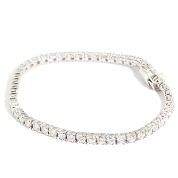 Winter 18 Carat White Gold Diamond Tennis Bracelet Bracelets/Bangles Imperial Jewellery - Auctions, Antique, Vintage & Estate