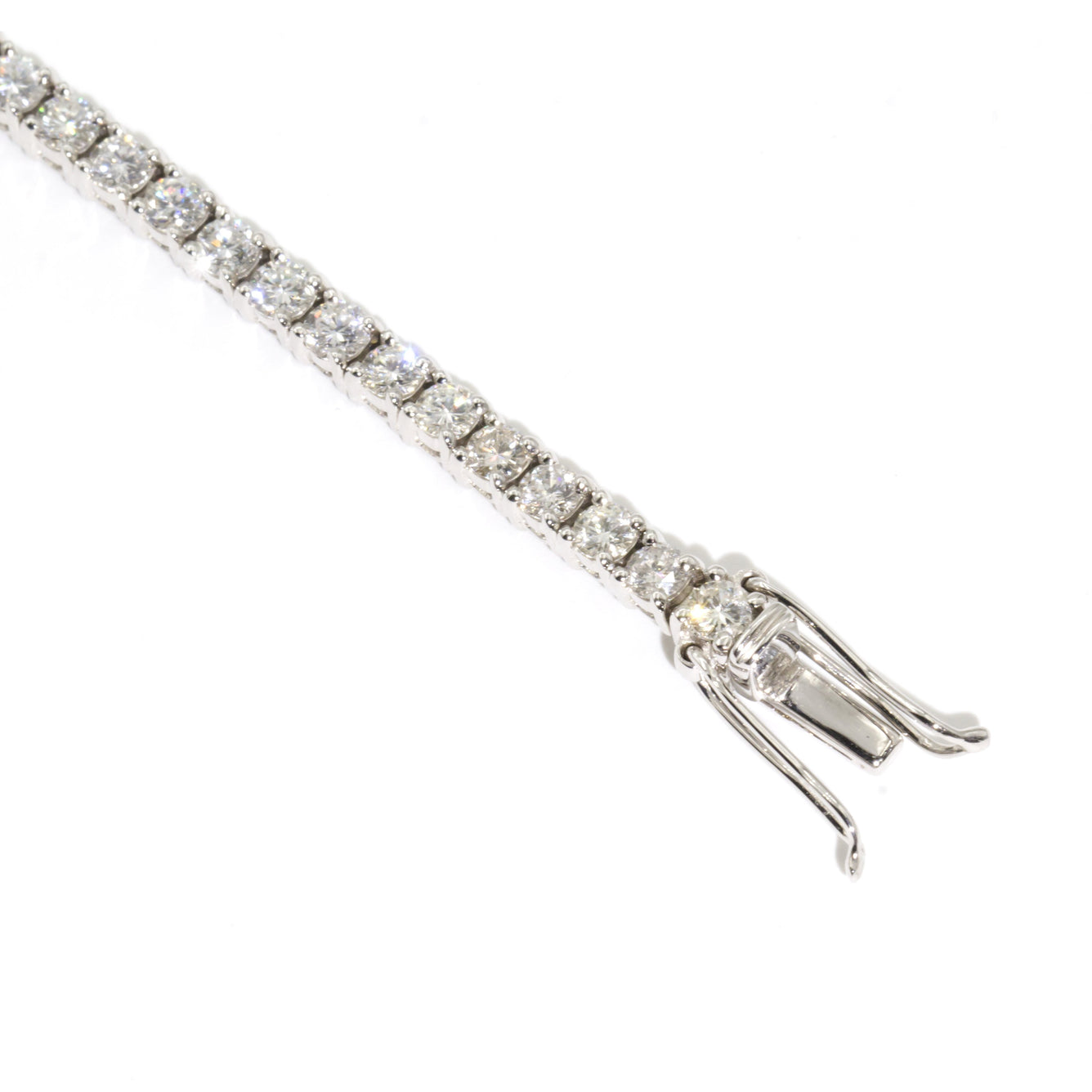 Winter 18 Carat White Gold Diamond Tennis Bracelet Bracelets/Bangles Imperial Jewellery - Auctions, Antique, Vintage & Estate