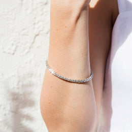Winter 6.77 Carat Diamond 18 Carat White Gold Tennis Bracelet Bracelets/Bangles Imperial Jewellery - Auctions, Antique, Vintage & Estate