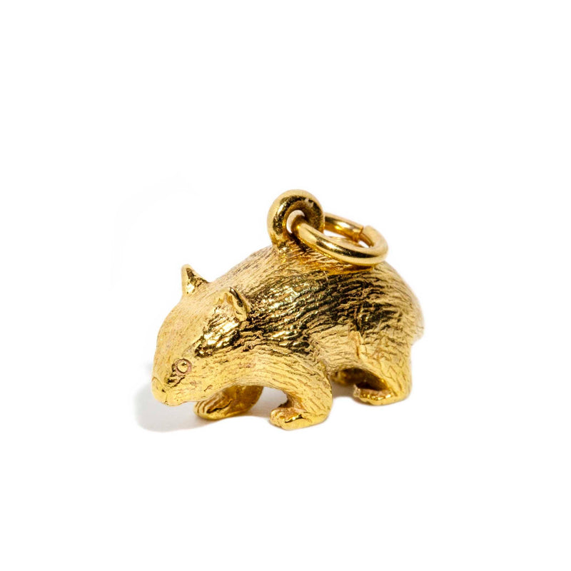 Wombat 1970s Charm Pendant 9ct Gold* GTG Bracelets/Bangles Imperial Jewellery 