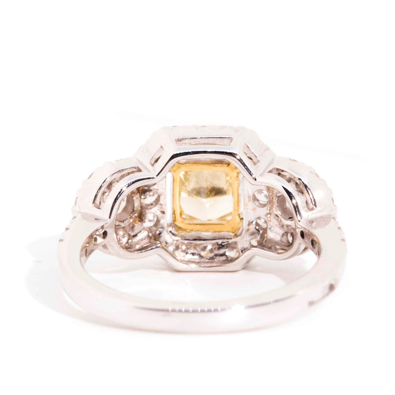 Wynter Certified 1.01 Carat Fancy Yellow Diamond Vintage Ring*LB Rings Imperial Jewellery