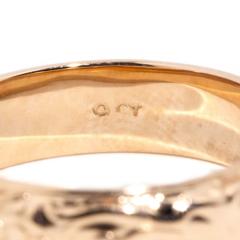 Yesenia 9ct Rose Gold Circa 1960s Band Rings Imperial Jewellery 