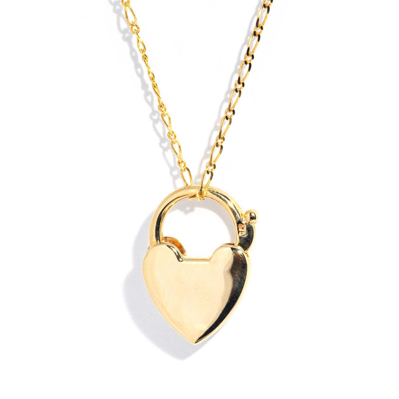 Zoe 9ct Gold Heart Shaped Lock Pendant* LB OB $ Pendants/Necklaces Tiffany & Co. 
