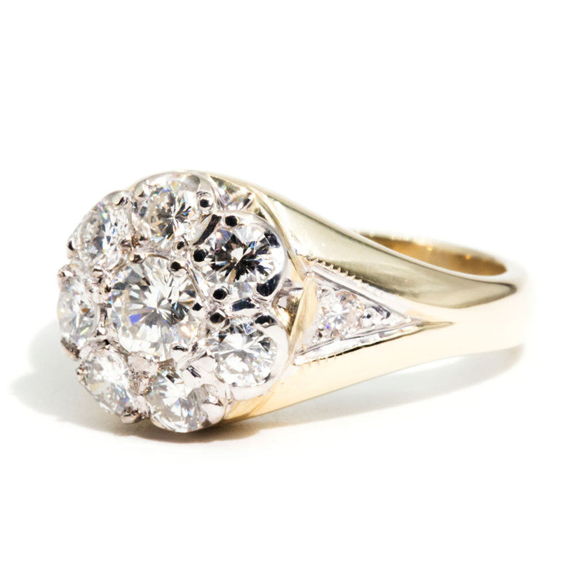 Zora 14ct Gold 1.00ct Brilliant Diamond Cluster Ring* $ Rings Imperial Jewellery 